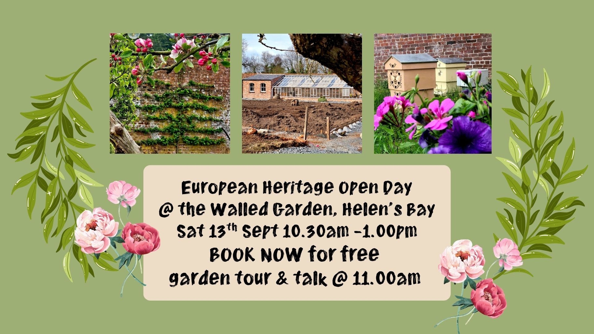 European Heritage Open Day 2025 in the Walled Garden