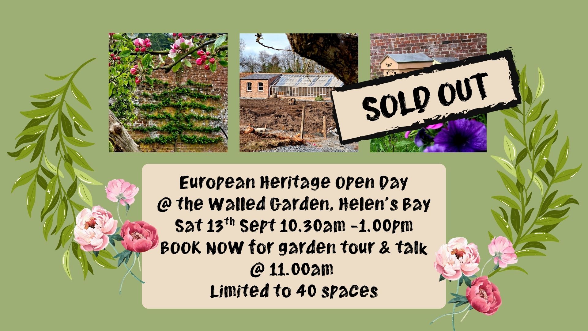 European Heritage Open Day 2025- Talk and Tour 11am