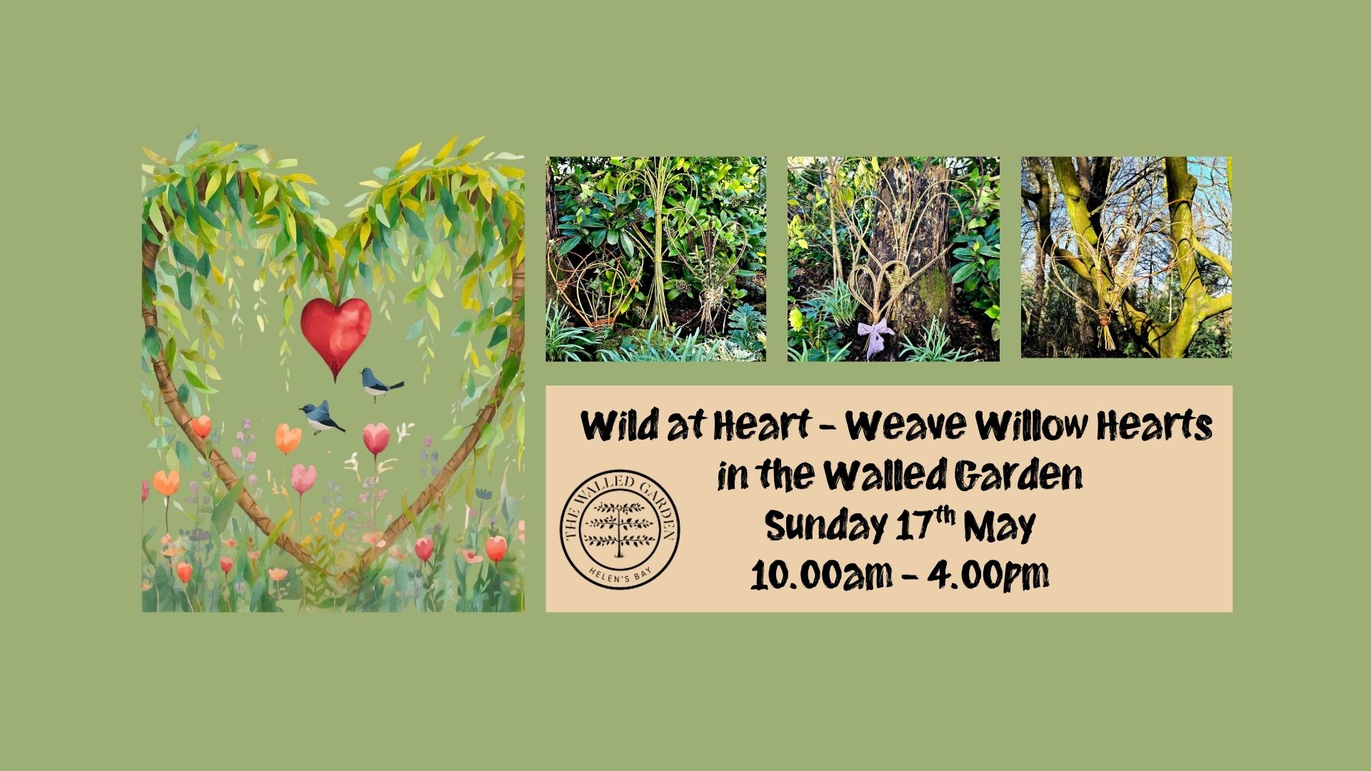 Weave Willow Hearts in the Walled Garden