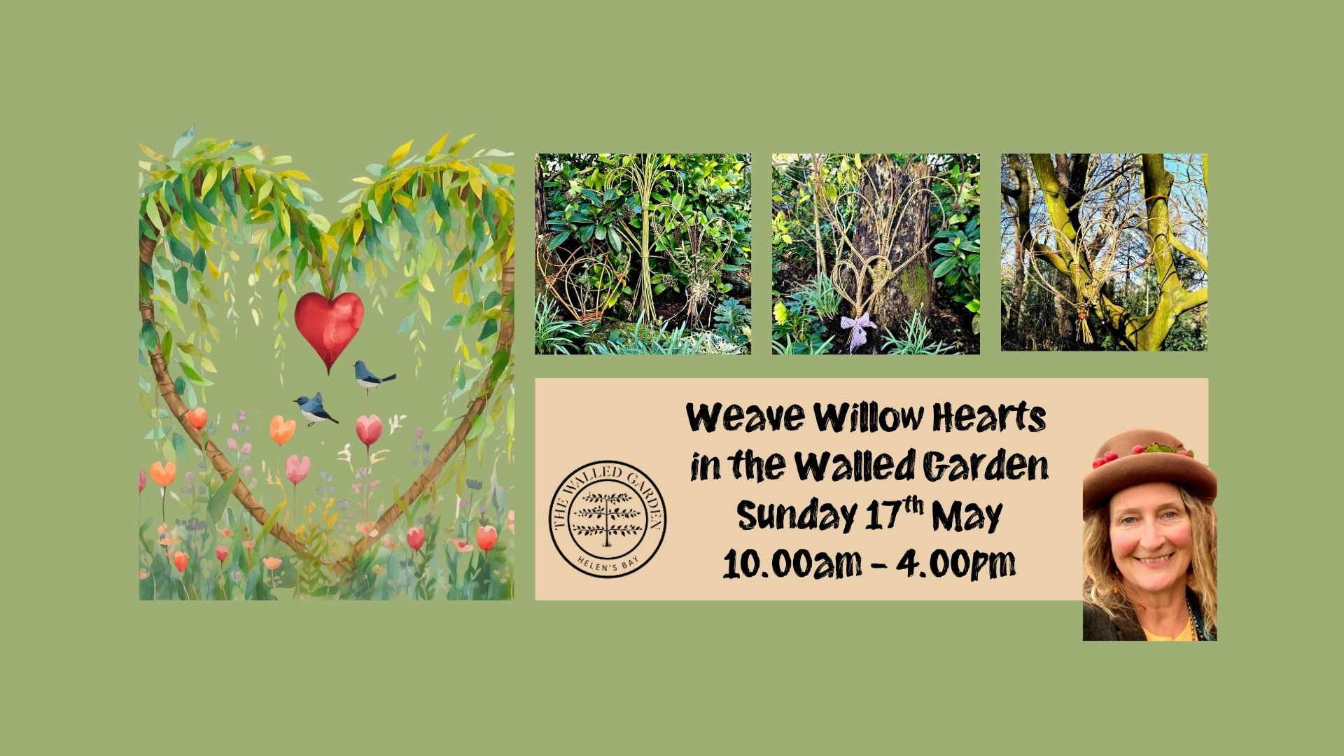 Weave Willow Hearts in the Walled Garden