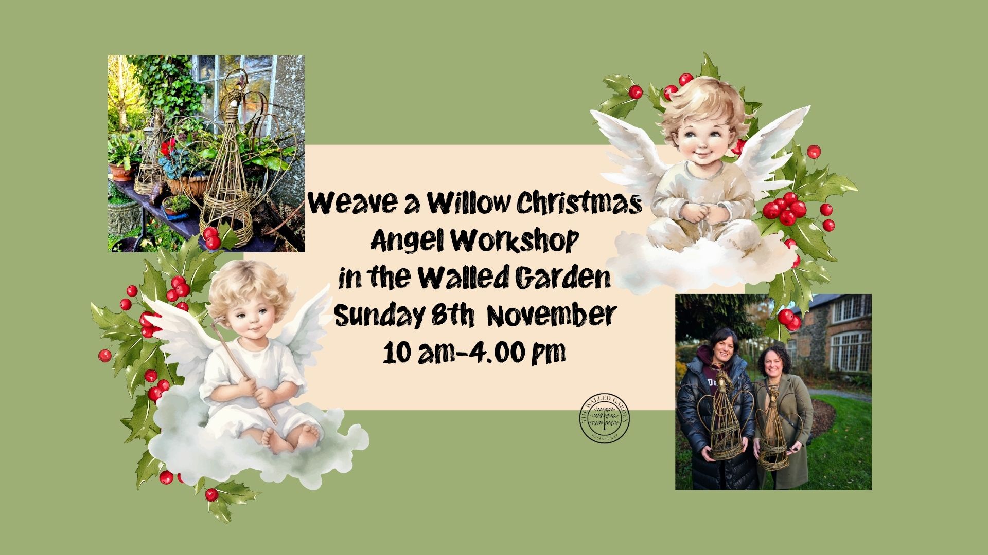Weave a Christmas Angel in the Walled Garden