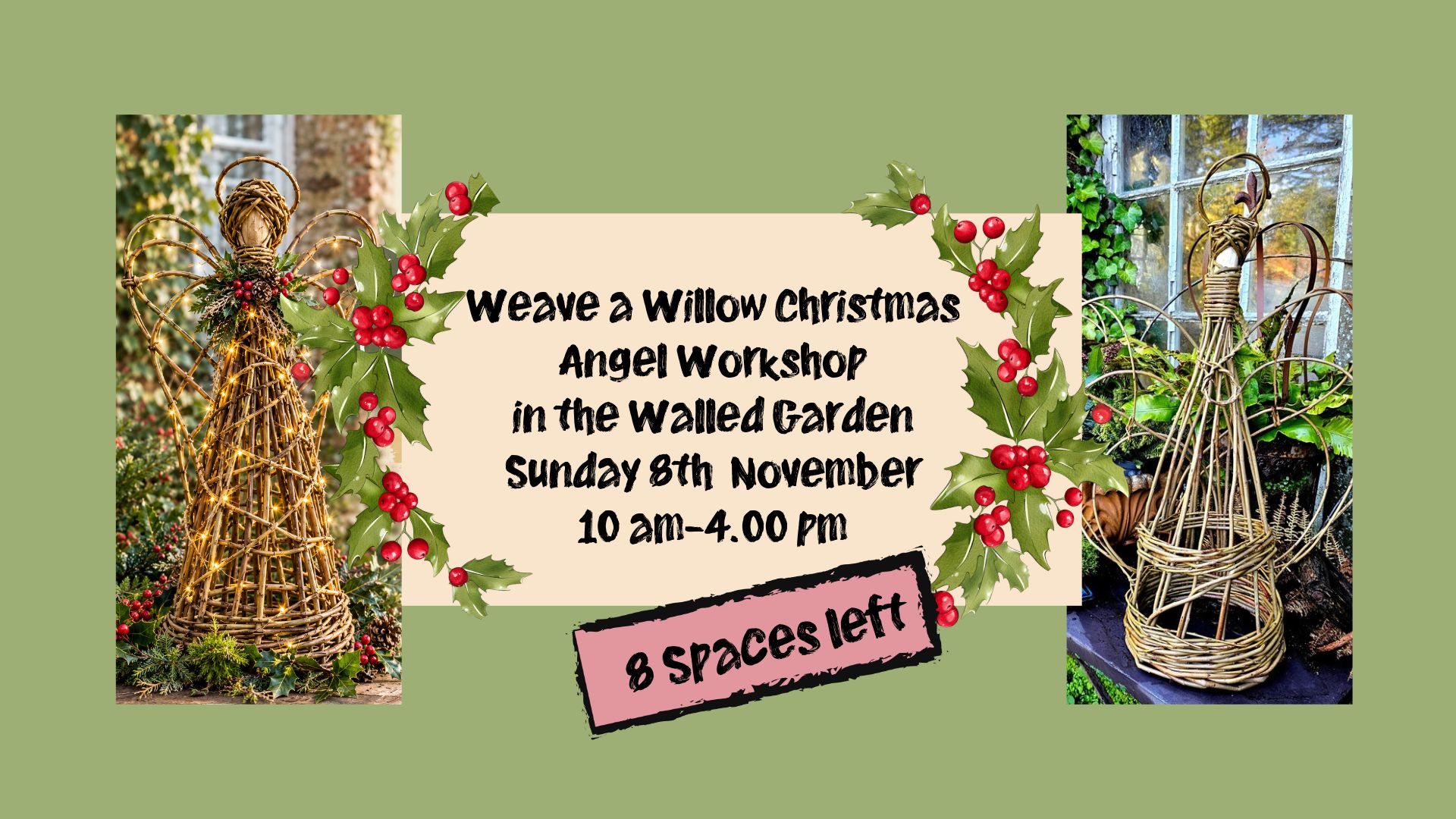 Weave a Christmas Angel in the Walled Garden
