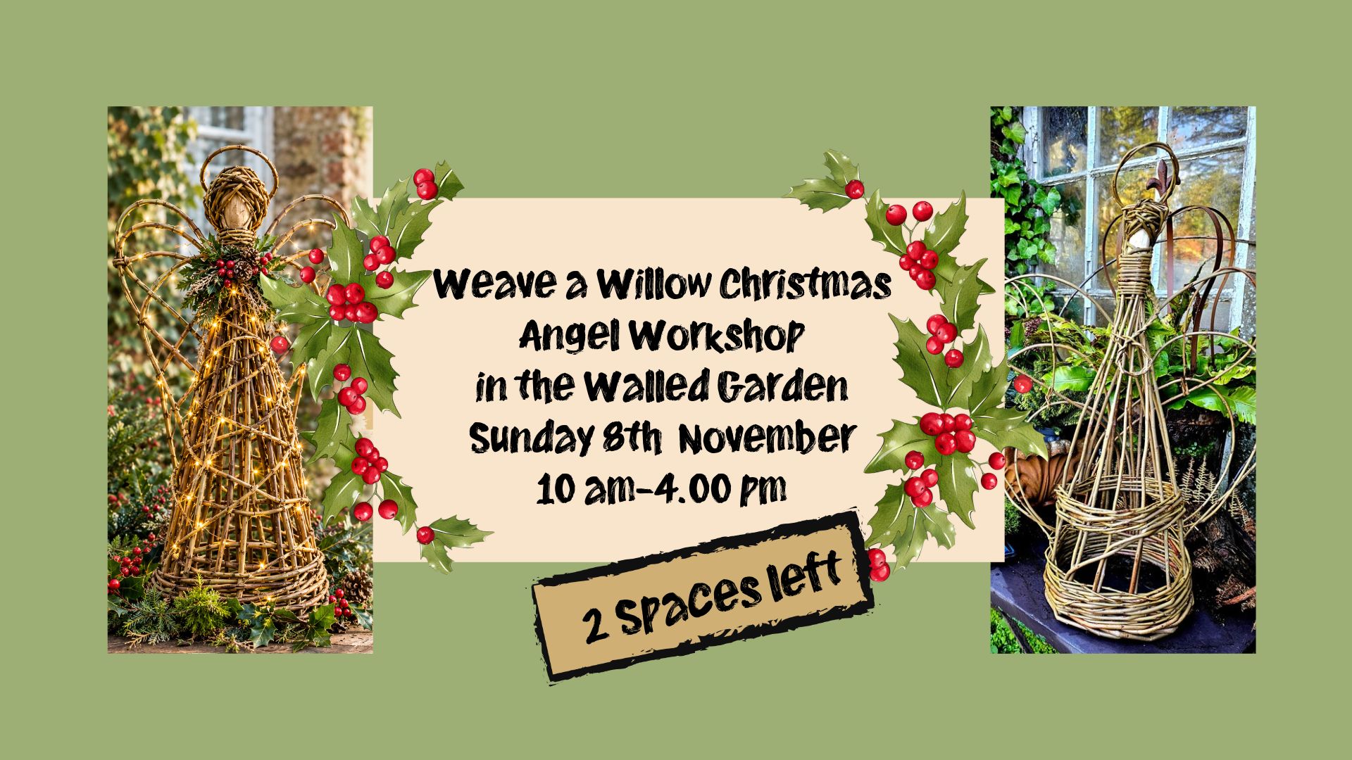 Weave a Christmas Angel in the Walled Garden